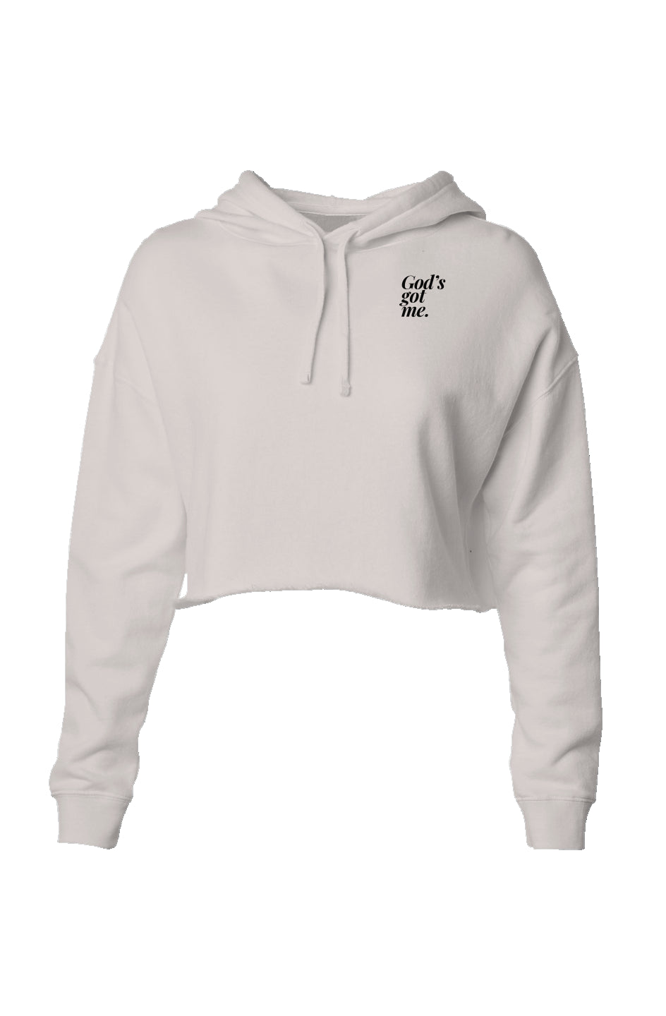 The God's Got Me Crop Hoodie