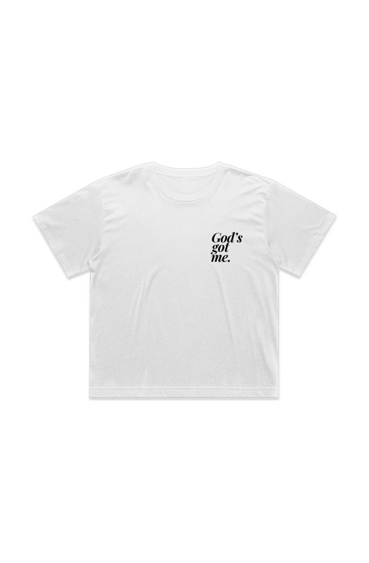 God's Got Me Crop Tee