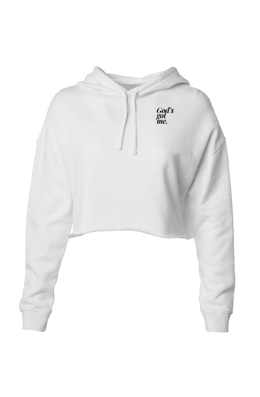 The God's Got Me Crop Hoodie