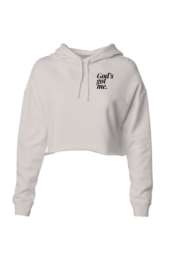 The God's Got Me Crop Hoodie