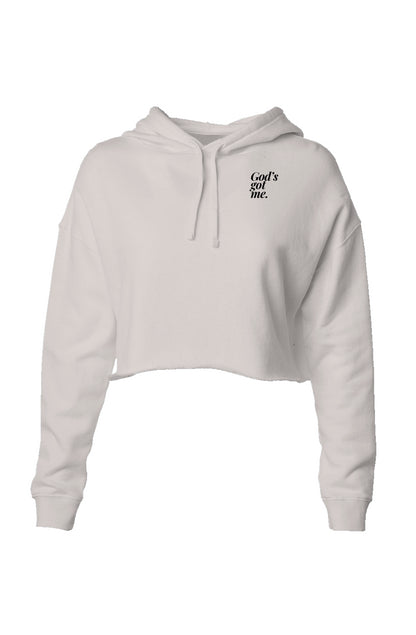 The God's Got Me Crop Hoodie