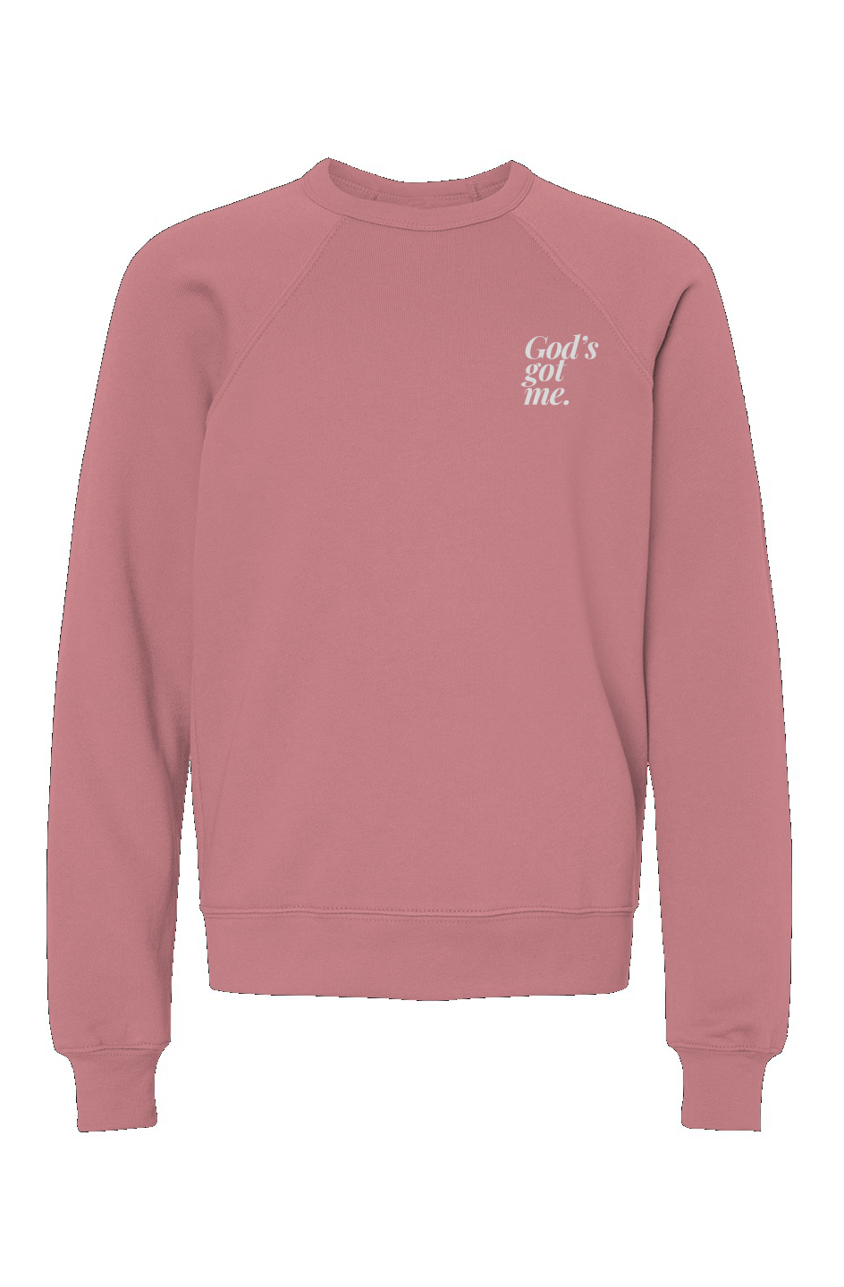 God's Got Me Youth Crewneck