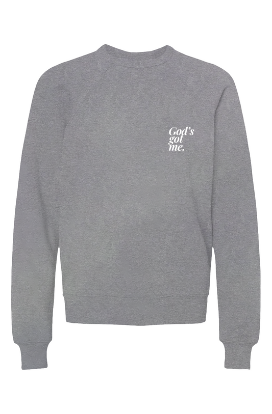 God's Got Me Youth Sweatshirt