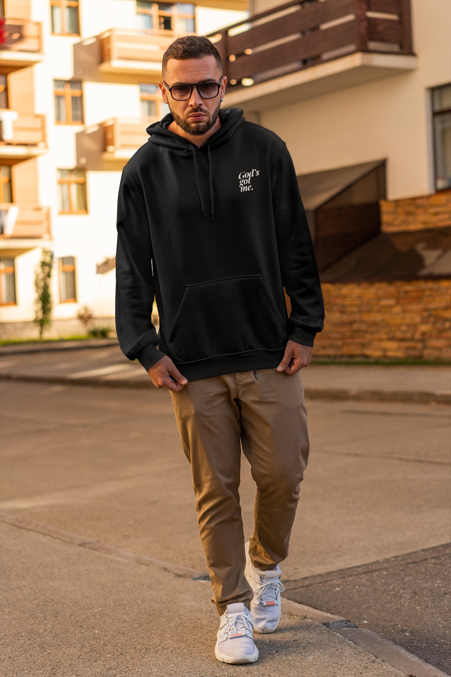The I’m Covered Hoodie Black