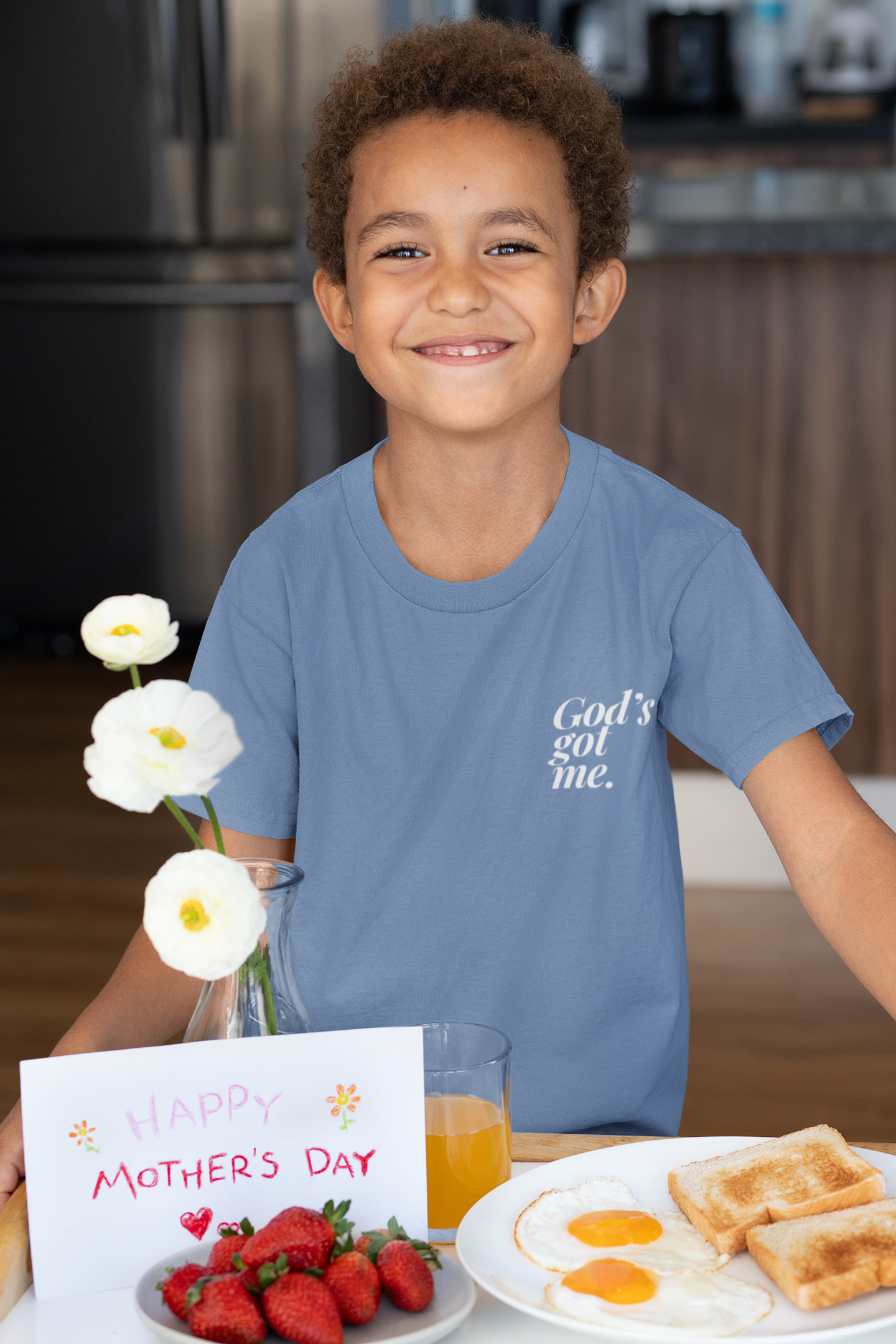 The Protected One Toddler Tee Blue