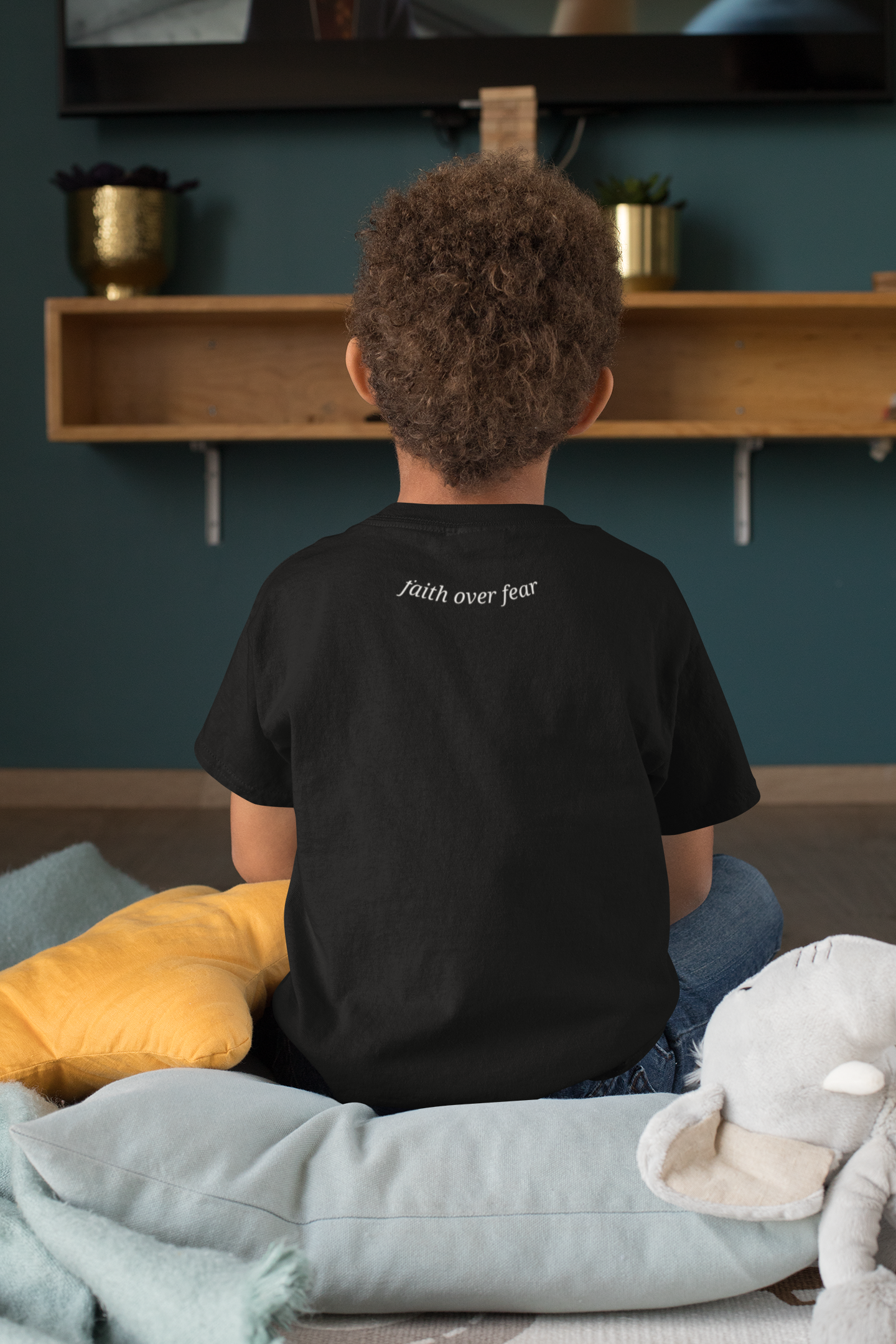 The Protected One Toddler Tee Black