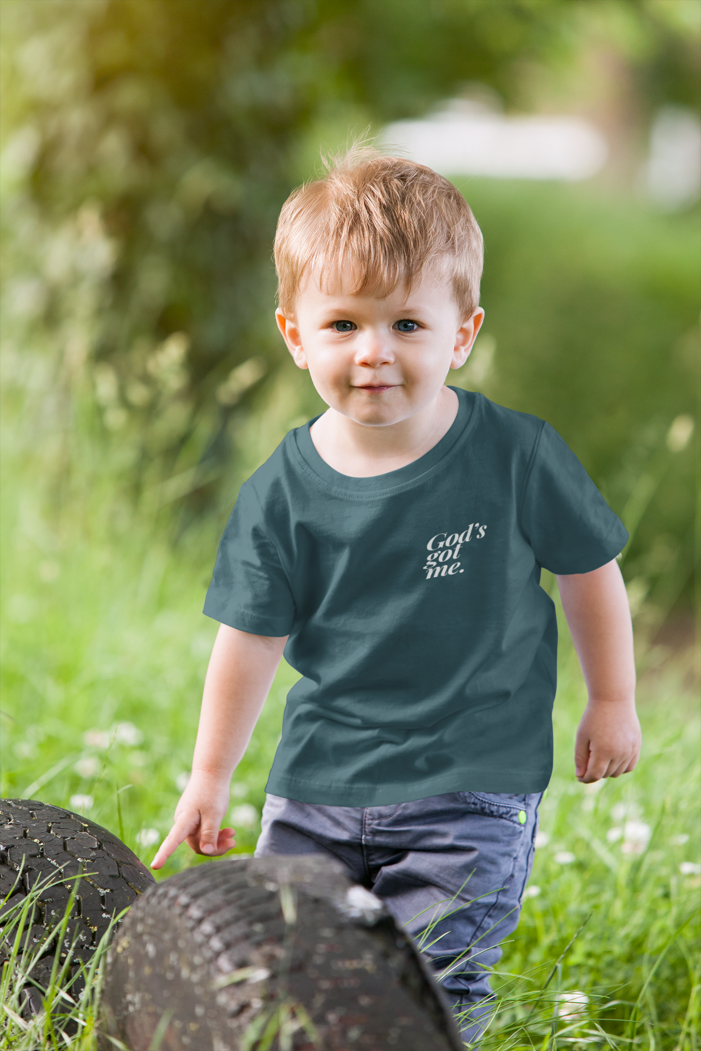 The Protected One Toddler Tee Deep Teal
